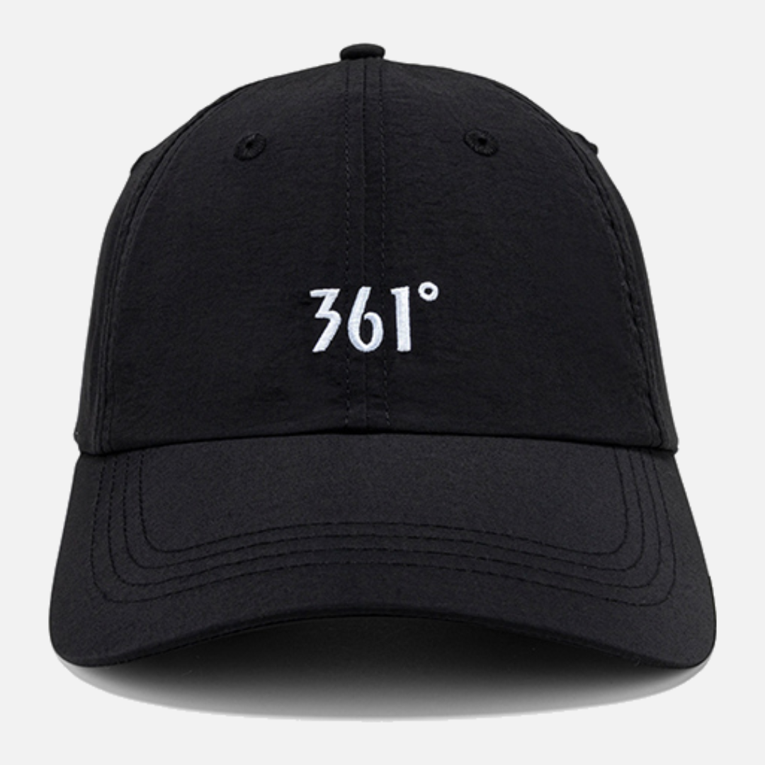 361 Technical Dad Hat: Black