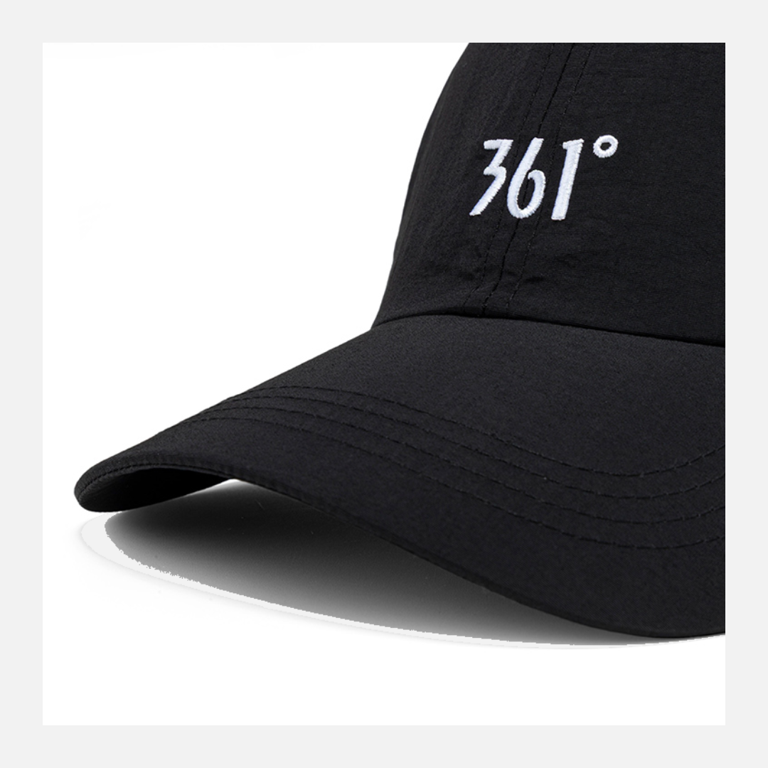 361 Technical Dad Hat: Black