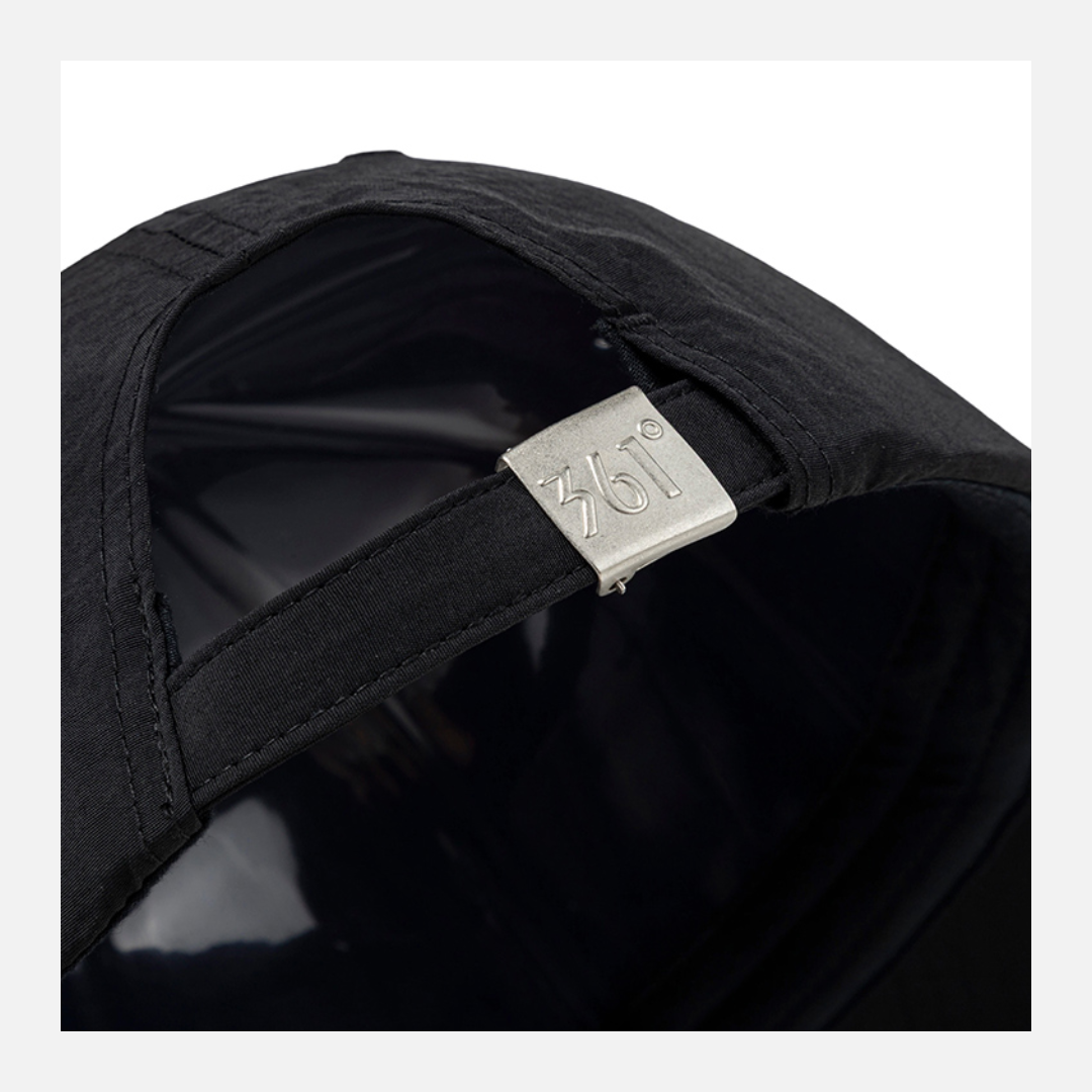 361 Technical Dad Hat: Black