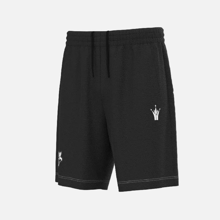 Nikola Jokić - Knit Knee Shorts: Black