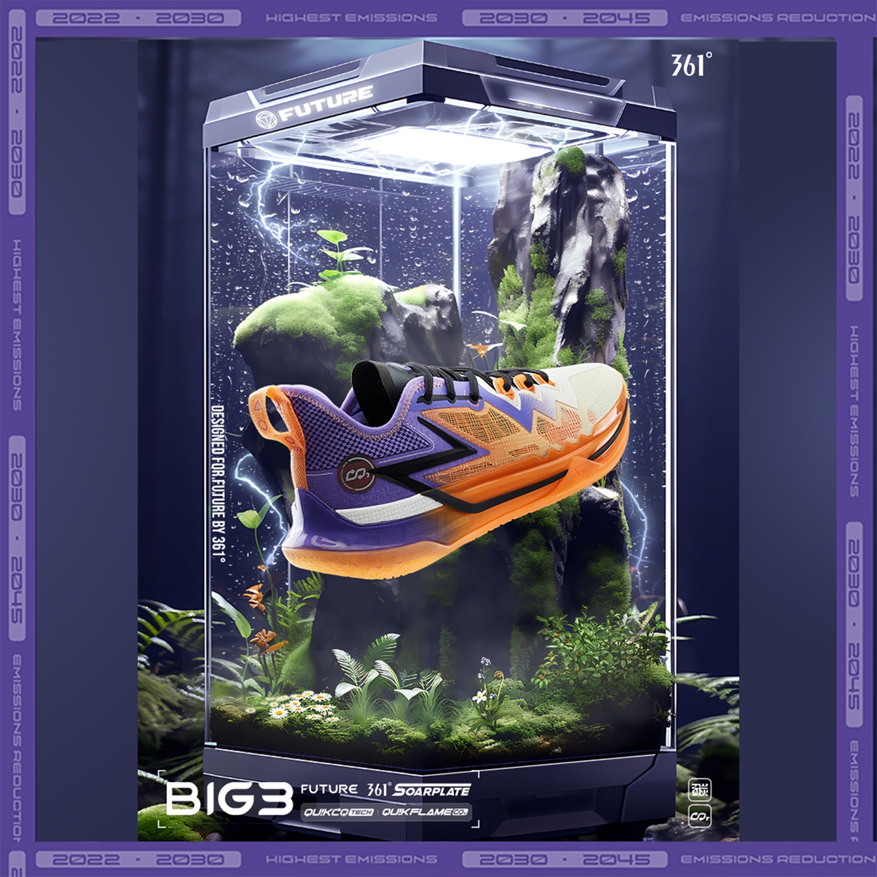 BIG3 FUTURE CQT: Orange / Purple