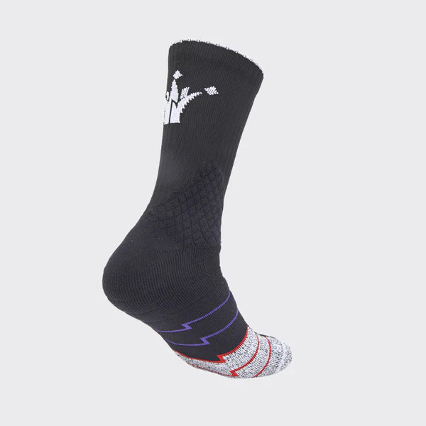 Nikola Jokić - Basketball Long Sock: Black - 361 Degrees