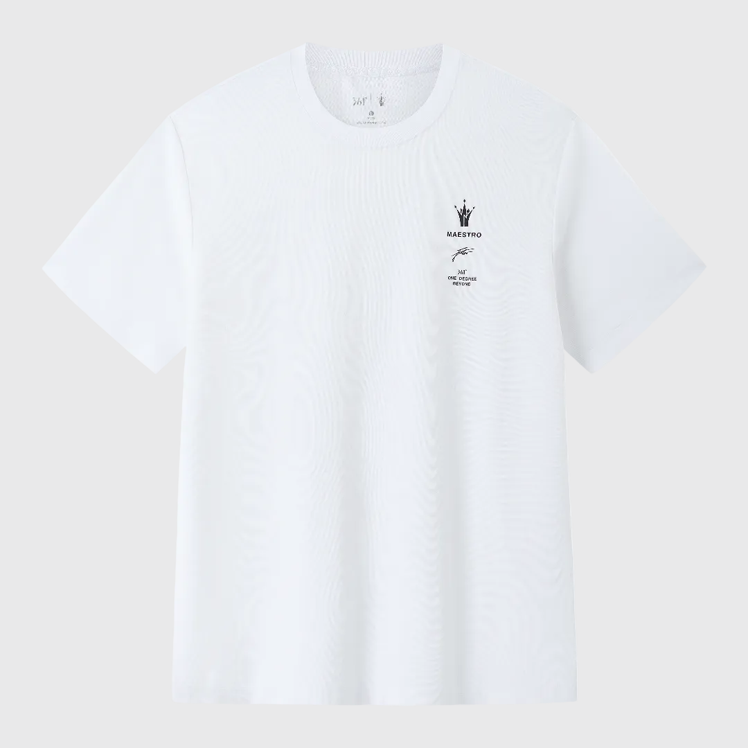 MEN'S Nikola Jokić - Logo Training Shirt: White - 361 Degrees