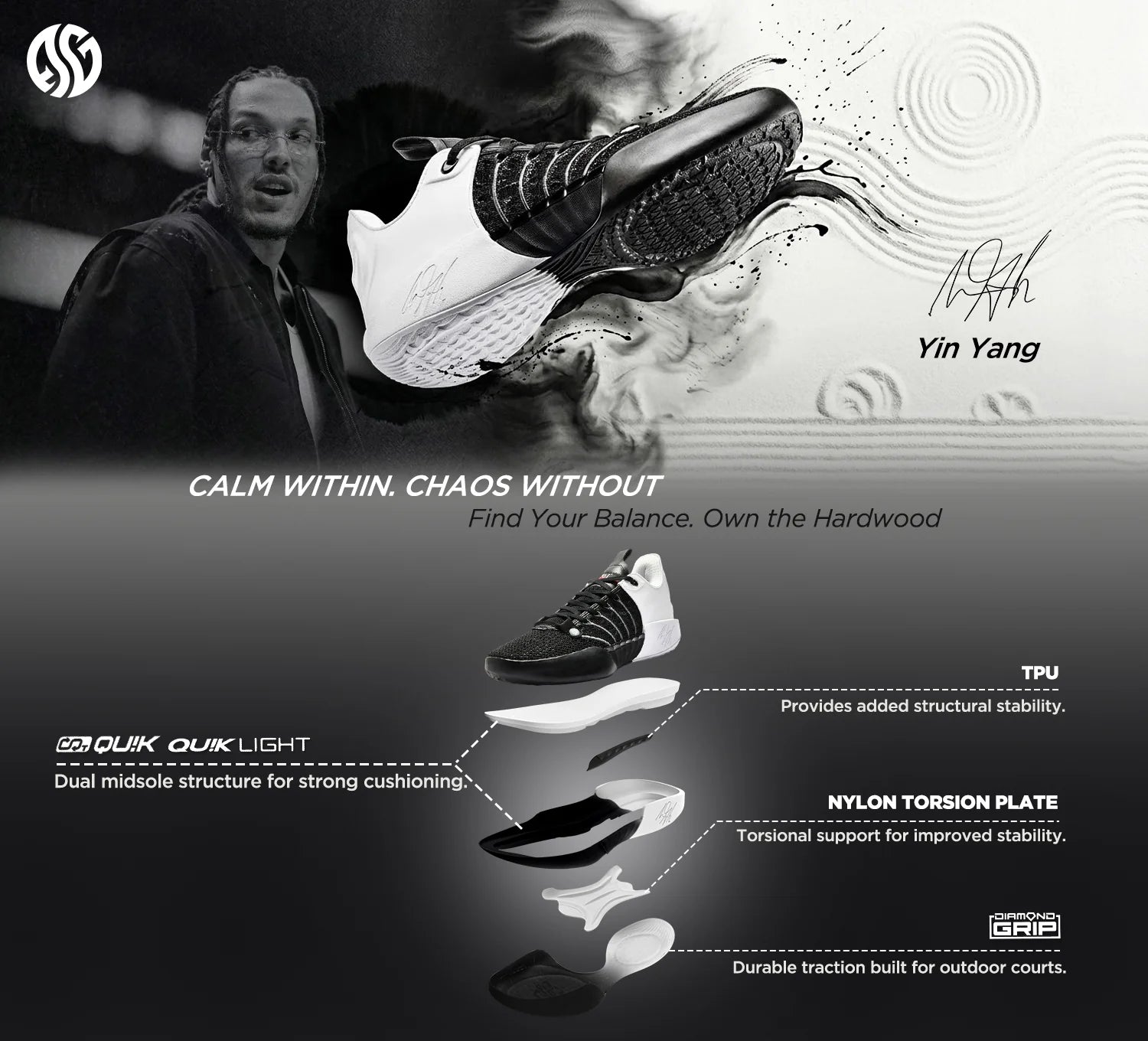 MEN'S Zen VIII :Yin/Yang