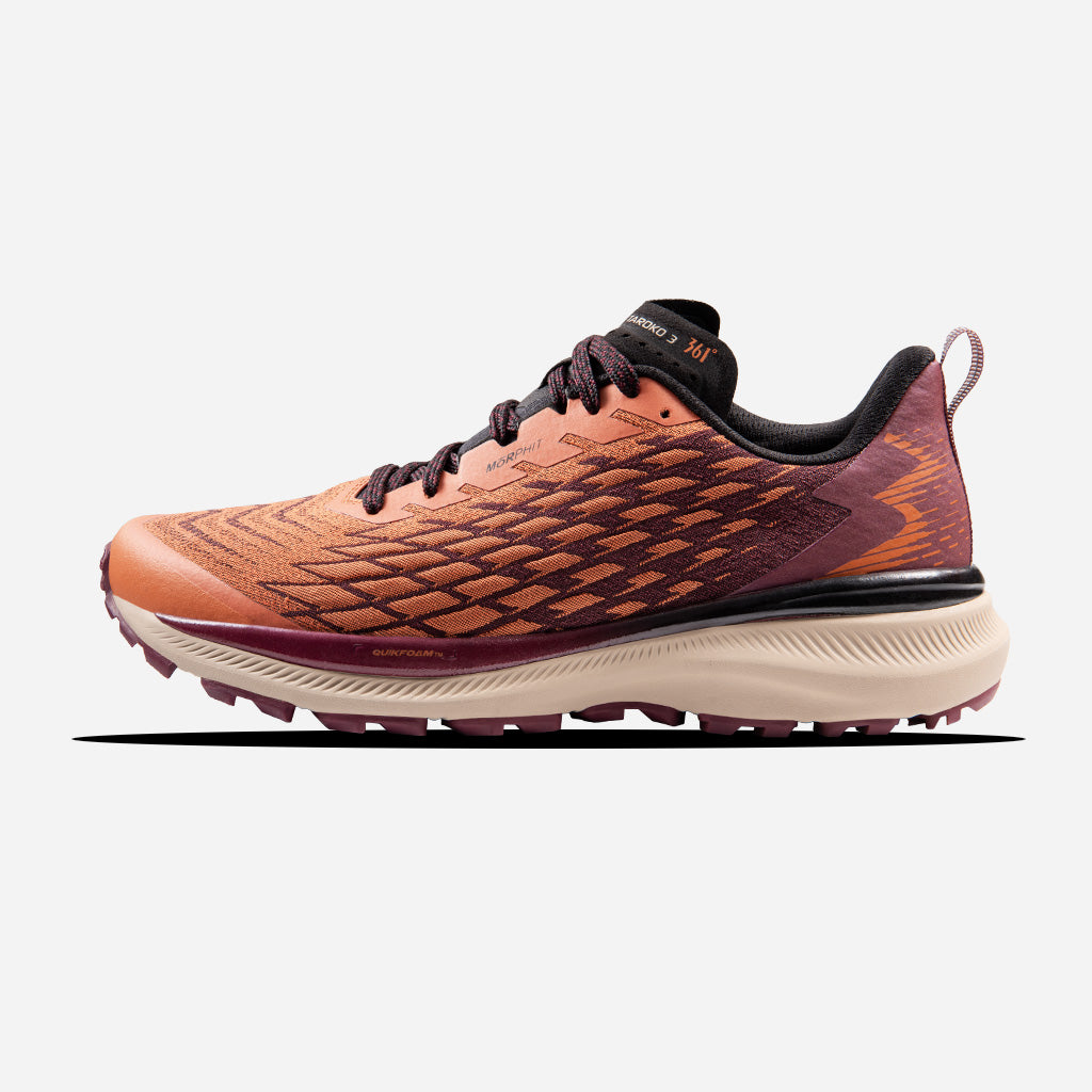 361-TAROKO 3: Orange Oxide/Dark Cherry - 361 Degrees