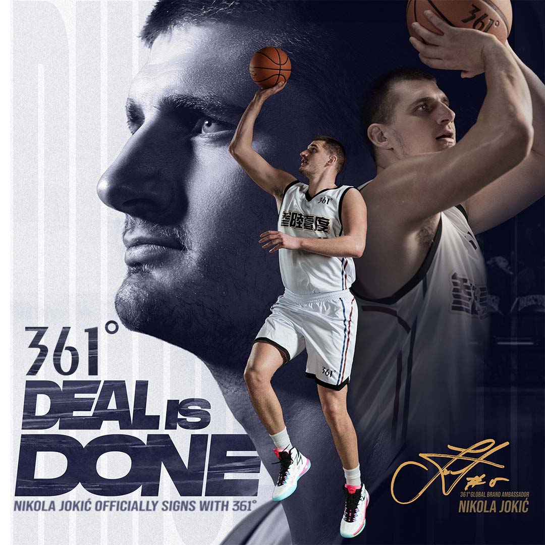 NBA Champion Nikola Jokić Speaks Out on New Signature Shoe Deal with Performance Footwear Brand 361°