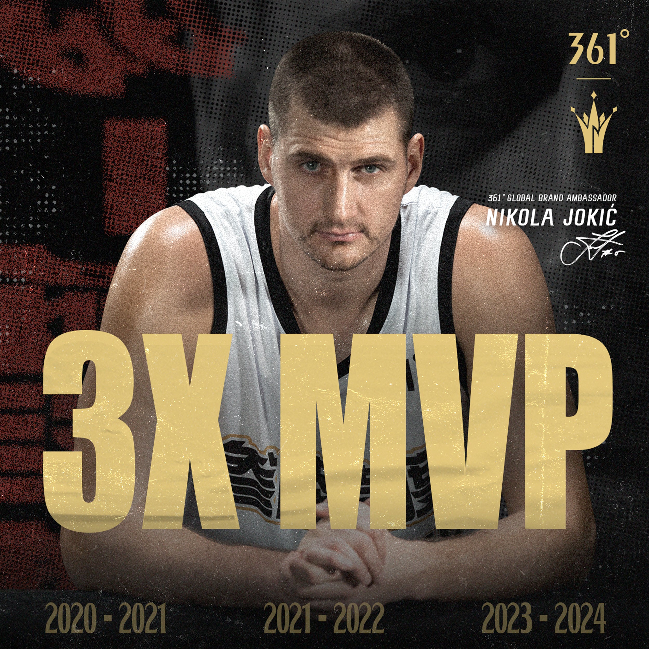For the 3rd time in the past 4 seasons, Nicola Jokic is the 2023-24 NBA's Most Valuable Player