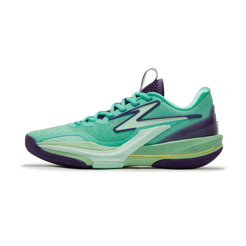 361° BIG3バスケットボールシューズ 紫/緑 BIG3 6.0: Blue/Purple-361 USA