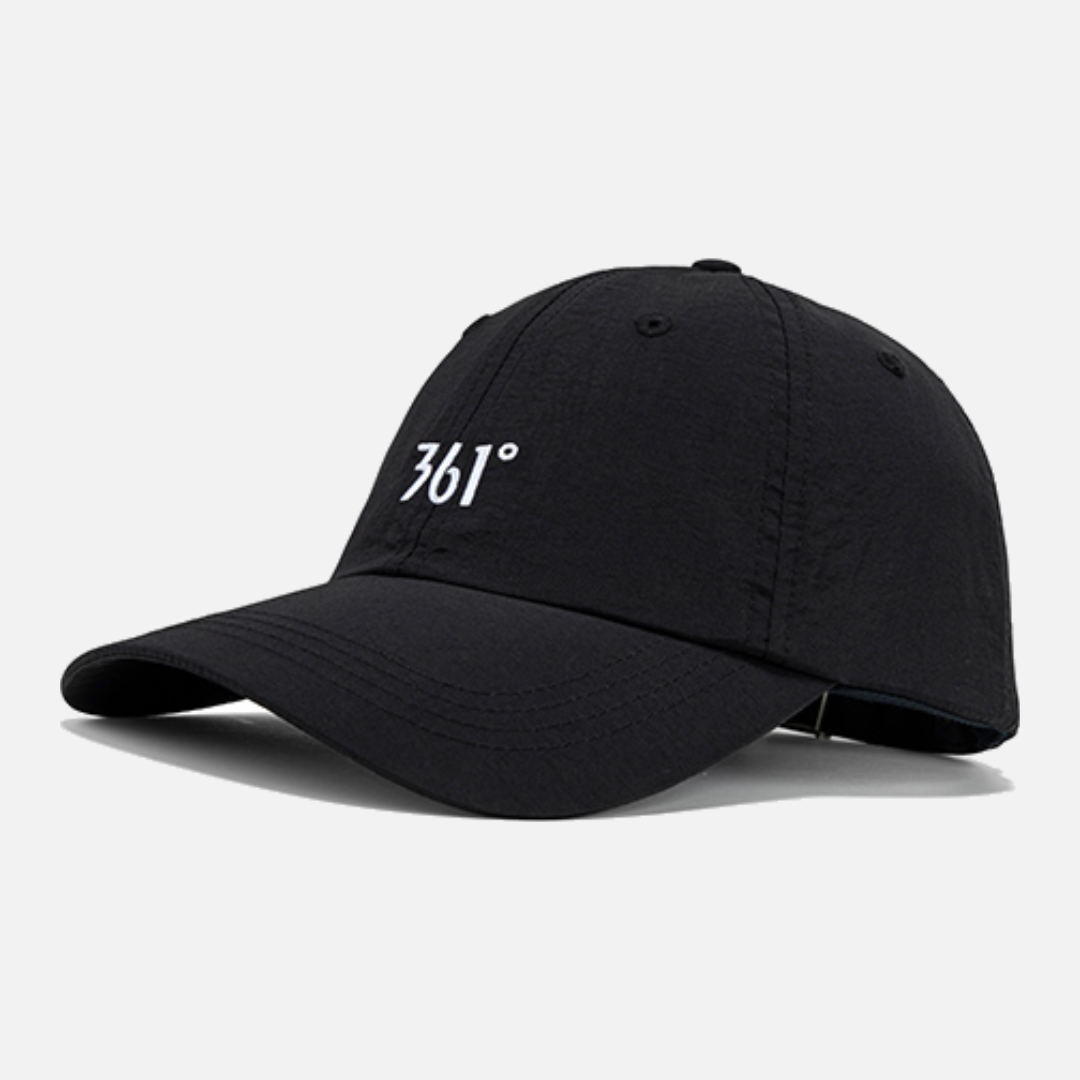 361 Technical Dad Hat: Black
