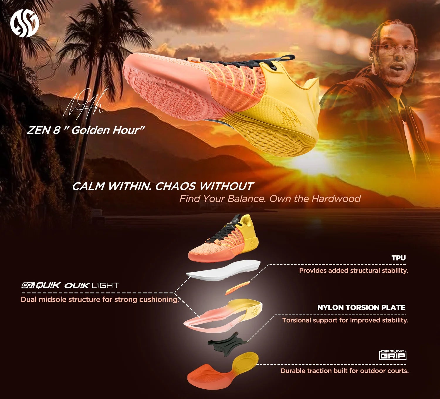MEN'S Zen VIII : Golden Hour